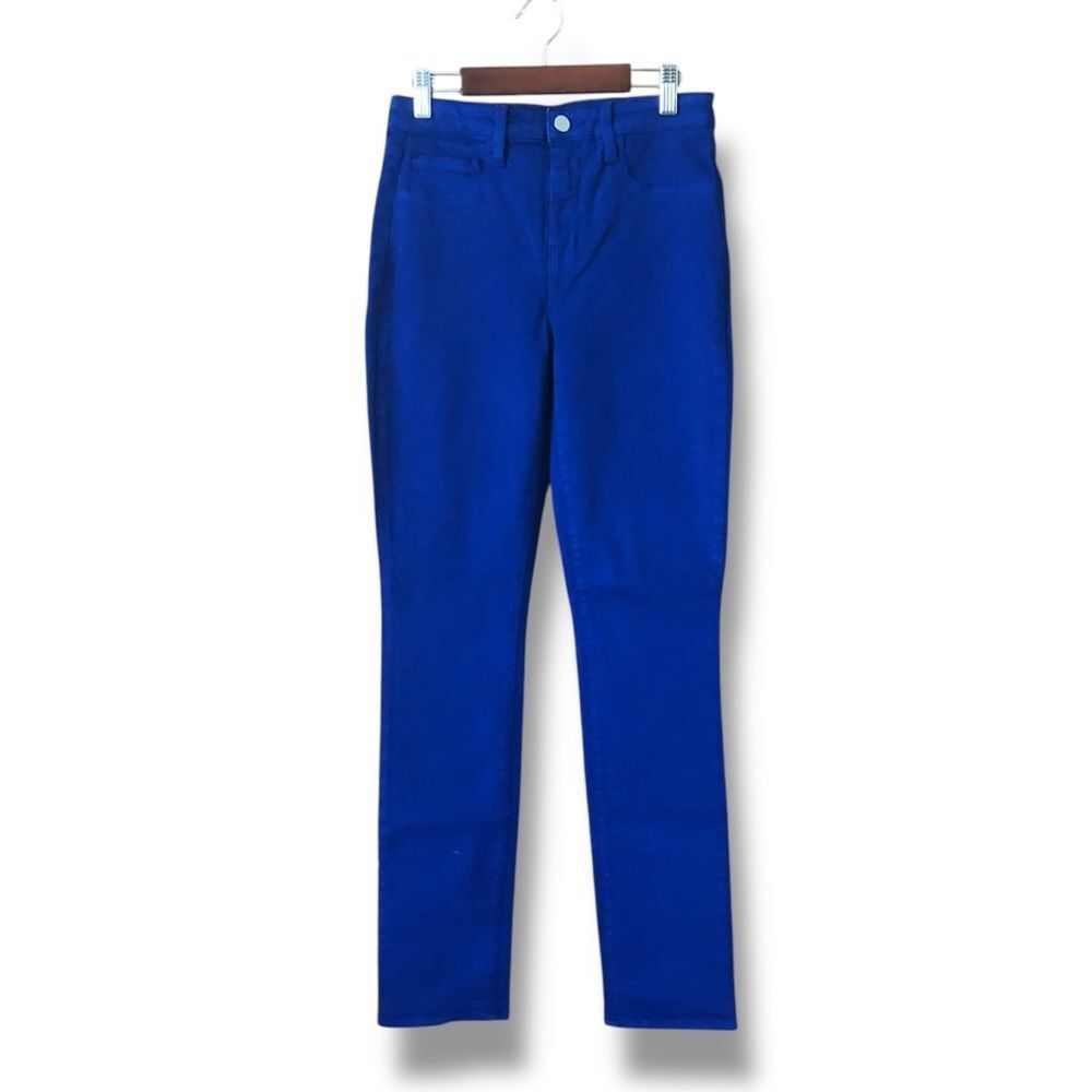 L'Agence Blue High Rise Skinny Jeans NWOT Size 25 Preppy Classic Nautical